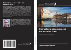 Estructura para novatos en arquitectura kitap kapağı