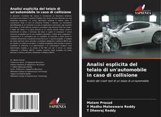 Buchcover von Analisi esplicita del telaio di un'automobile in caso di collisione