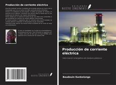 Buchcover von Producción de corriente eléctrica