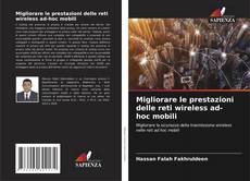 Portada del libro de Migliorare le prestazioni delle reti wireless ad-hoc mobili