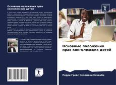Buchcover von Основные положения прав конголезских детей