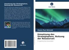 Portada del libro de Umsetzung des Strategieplans, Nutzung der Ressourcen