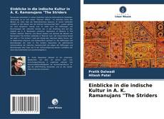 Portada del libro de Einblicke in die indische Kultur in A. K. Ramanujans "The Striders