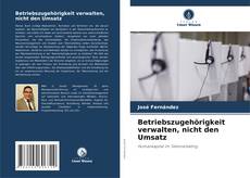 Portada del libro de Betriebszugehörigkeit verwalten, nicht den Umsatz