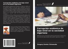 Capa do livro de Corrupción endémica de bajo nivel en la sociedad nigeriana 