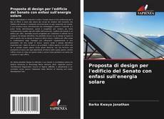 Portada del libro de Proposta di design per l'edificio del Senato con enfasi sull'energia solare