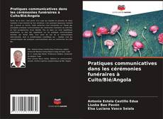 Capa do livro de Pratiques communicatives dans les cérémonies funéraires à Cuito/Bié/Angola 