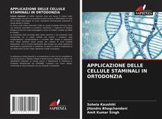 Buchcover von APPLICAZIONE DELLE CELLULE STAMINALI IN ORTODONZIA