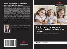 Copertina di Audio description as a tool for universal learning design