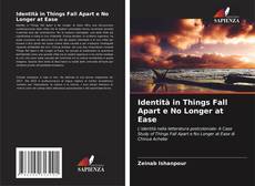 Capa do livro de Identità in Things Fall Apart e No Longer at Ease 