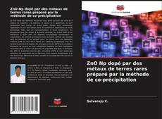 Capa do livro de ZnO Np dopé par des métaux de terres rares préparé par la méthode de co-précipitation 
