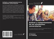Buchcover von Actitud y comportamiento de los estudiantes universitarios