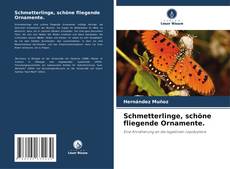 Schmetterlinge, schöne fliegende Ornamente. kitap kapağı