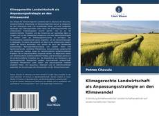 Buchcover von Klimagerechte Landwirtschaft als Anpassungsstrategie an den Klimawandel