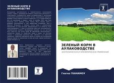 Portada del libro de ЗЕЛЕНЫЙ КОРМ В АУЛАКОВОДСТВЕ