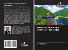 Buchcover von Accumulo di energia elettrica: Tecnologie