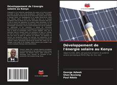 Buchcover von Développement de l'énergie solaire au Kenya