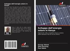Portada del libro de Sviluppo dell'energia solare in Kenya