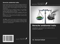 Derecho ambiental indio kitap kapağı
