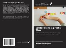 Capa do livro de Validación de la prueba Cloze 