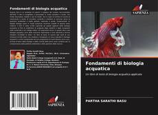 Обложка Fondamenti di biologia acquatica