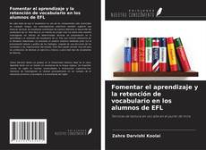 Buchcover von Fomentar el aprendizaje y la retención de vocabulario en los alumnos de EFL