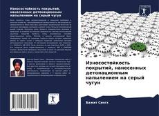 Capa do livro de Износостойкость покрытий, нанесенных детонационным напылением на серый чугун 
