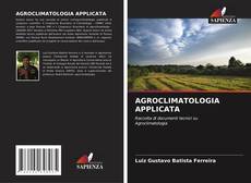 AGROCLIMATOLOGIA APPLICATA的封面