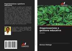 Organizzazione e gestione educativa kitap kapağı