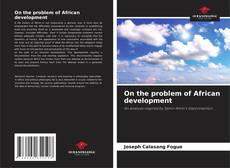 Copertina di On the problem of African development