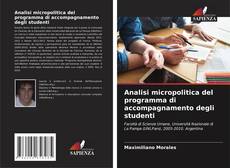 Buchcover von Analisi micropolitica del programma di accompagnamento degli studenti