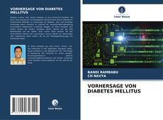 Portada del libro de VORHERSAGE VON DIABETES MELLITUS