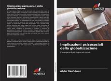Implicazioni psicosociali della globalizzazione kitap kapağı