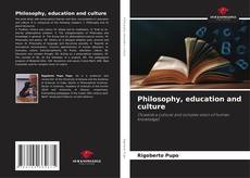 Copertina di Philosophy, education and culture