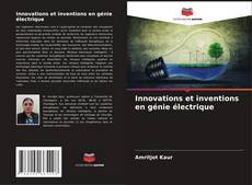Capa do livro de Innovations et inventions en génie électrique 