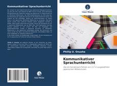 Kommunikativer Sprachunterricht kitap kapağı
