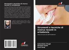 Buchcover von Strumenti e tecniche di ricerca recenti in ortodonzia