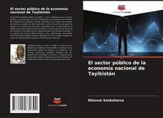 Portada del libro de El sector público de la economía nacional de Tayikistán