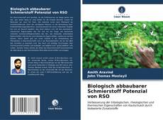 Bookcover of Biologisch abbaubarer Schmierstoff Potenzial von RSO