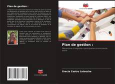Plan de gestion : kitap kapağı