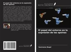 Buchcover von El papel del entorno en la expresión de las opsinas
