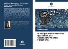 Capa do livro de Wichtige Referenzen und Quellen in der wissenschaftlichen Forschung 