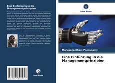 Buchcover von Eine Einführung in die Managementprinzipien