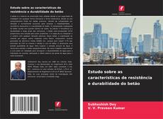 Portada del libro de Estudo sobre as características de resistência e durabilidade do betão