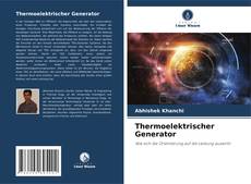 Borítókép a  Thermoelektrischer Generator - hoz