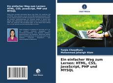 Portada del libro de Ein einfacher Weg zum Lernen: HTML, CSS, JavaScript, PHP und MYSQL