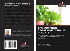 Bookcover of APPLICAZIONI DI BIOSORBENTI DI FOGLIE DI PIANTE
