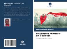 Capa do livro de Ebsteinsche Anomalie - ein Überblick 