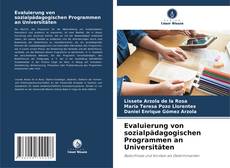 Portada del libro de Evaluierung von sozialpädagogischen Programmen an Universitäten