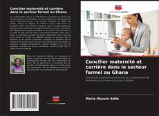 Portada del libro de Concilier maternité et carrière dans le secteur formel au Ghana